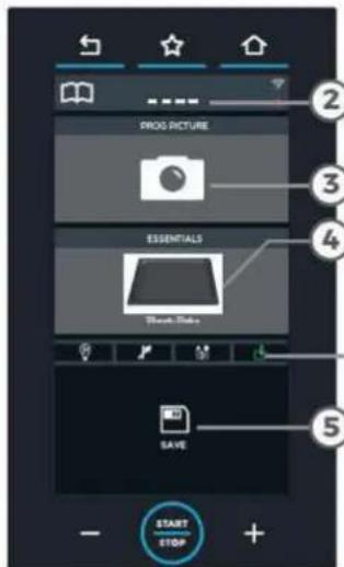 Unox CHEFTOP MIND.Maps PLUS XAVC-0711-GPLM - SAUVEGARDER LA CUISSON PROGRAMMÉE ET LA LANCER - 2