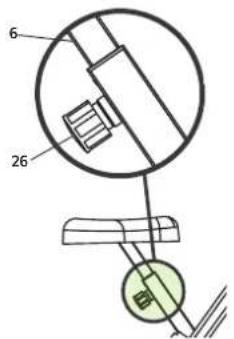 VirtuFit Desk Bike 1.0 - To adjust the saddle to the vertical position, follow the steps below: - 1