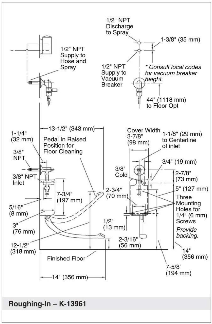 KOHLER Bedpan K-13960 - Before You Begin - 3