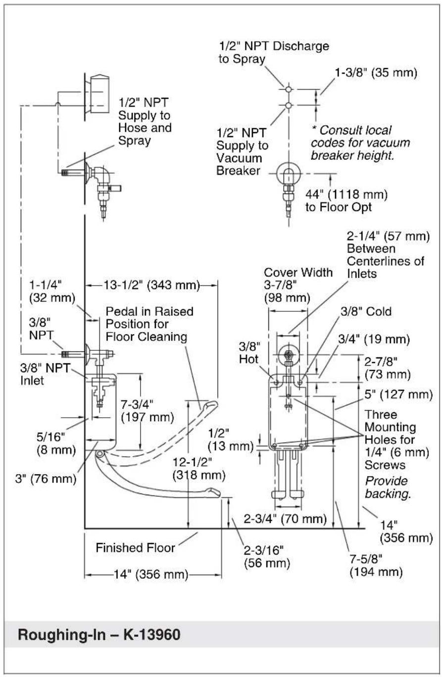 KOHLER Bedpan K-13960 - Before You Begin - 2