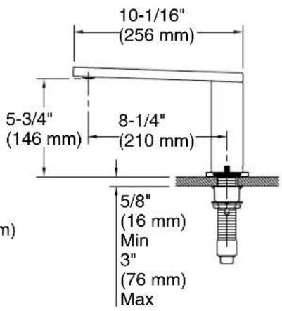 KOHLER Composed K-73081-3 - Bath/Deck Mount Faucet - 3