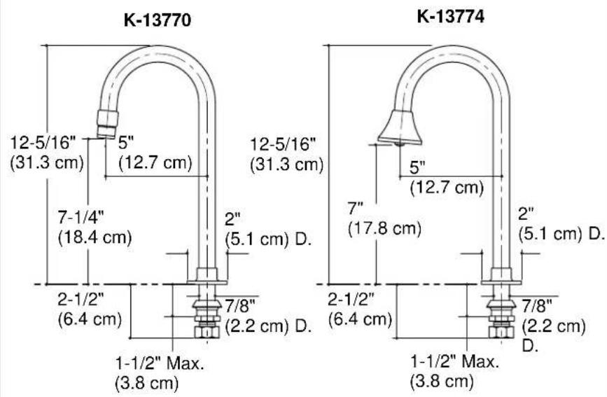 KOHLER Bathroom K-13770 - Thank You For Choosing Kohler Company - 1