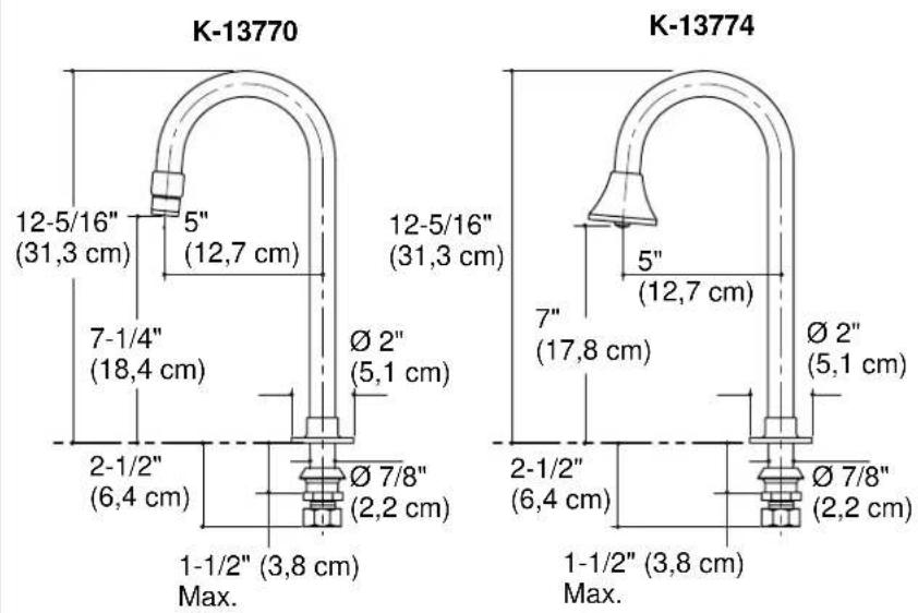 KOHLER Bathroom K-13770 - Merci d'avoir choisi la compagnie Kohler - 1