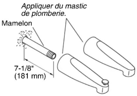 KOHLER Coralais K-15135-S - Bec filetés - 2