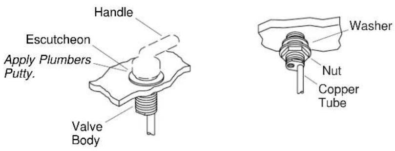 KOHLER Antique K-325-3D - Spout Installation - 1