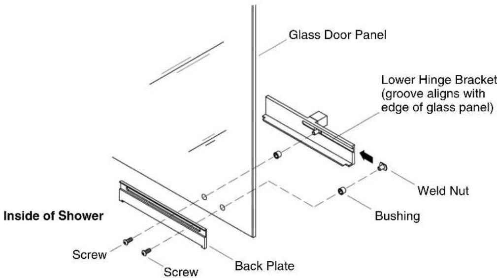KOHLER K-705764 - Install the Side Lite Glass Panel - 2