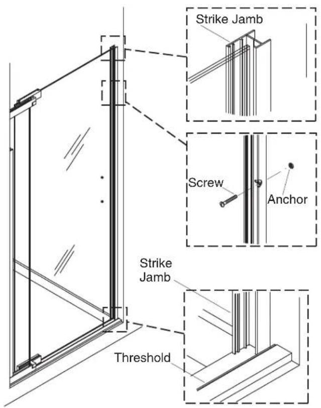 KOHLER K-705764 - Assemble and Attach the Hinge Jamb - 2