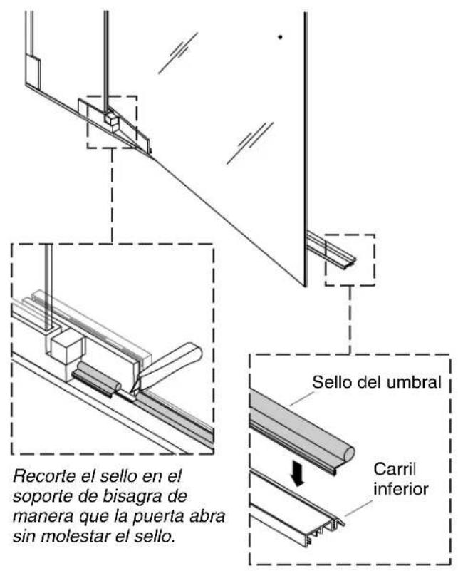 KOHLER K-705764 - Ajuste y fije la puerta - 2