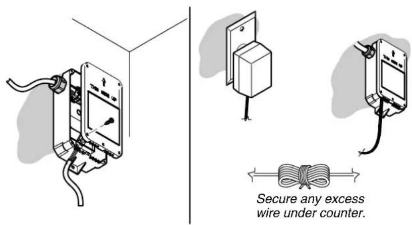 KOHLER K-7516 - Install the AC Power Supply (cont.) - 1