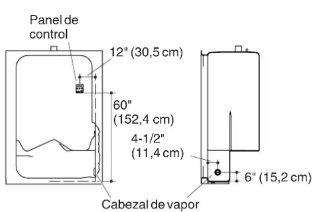 KOHLER K-1694 - Diagrama de instalación (cont.) - 1