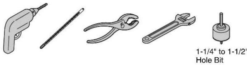 KOHLER Sculpted K-7514 - Tools and Materials - 1