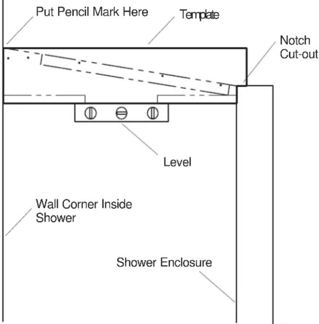 KOHLER Glassworks K-9719 - MARK DRILLING LOCATIONS - 1