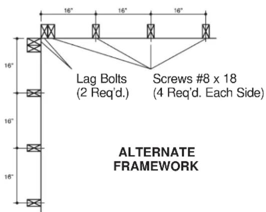 KOHLER Glassworks K-9719 - CONSTRUCT FRAMING - 2
