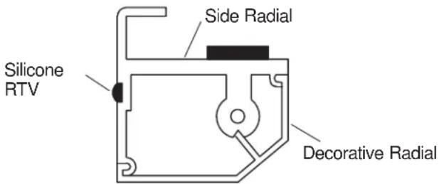 KOHLER Glassworks K-9719 - INSTALL SIDE RADIALS - 2