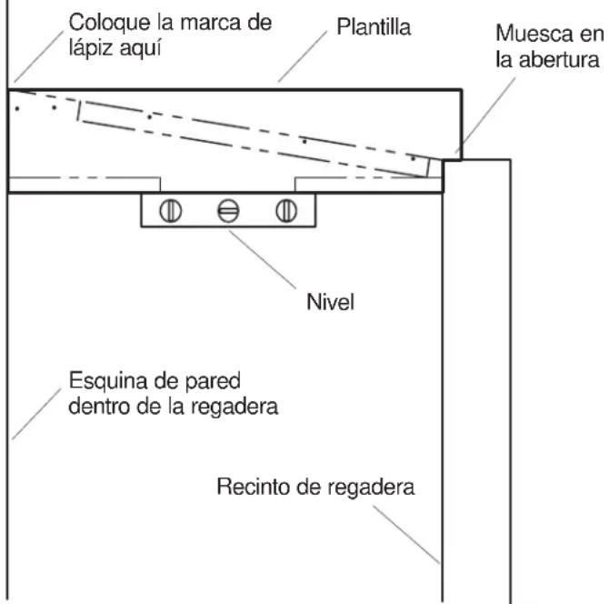KOHLER Glassworks K-9719 - MARQUE LOS PUNTOS A PERFORAR - 1