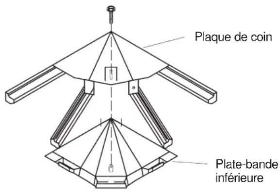 KOHLER Glassworks K-9719 - INSTALLER LA PLATE-BANDE INFÉRIEURE - 2
