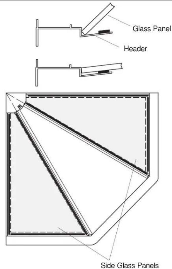 KOHLER Glassworks K-9719 - INSTALL SIDE GLASS PANELS - 1