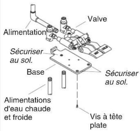 KOHLER K-13808 - Plan de raccordement - 1
