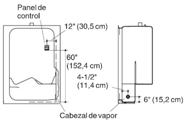 KOHLER K-1691 - Diagrama de instalación (cont.) - 1