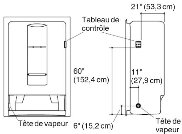 KOHLER K-1691 - Plan de raccordement (cont.) - 2