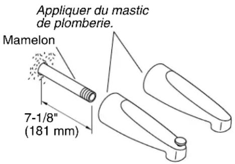 KOHLER Coralais K-15136 - Bec filetés - 2