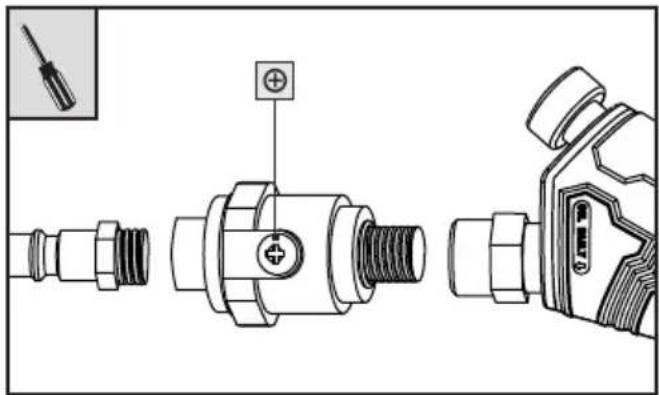 PARKSIDE PDSS 310 C6 - Schmierung mit dem Druckluft-Öler - 1