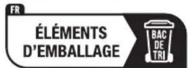 FR ÉLÉMENTS D'EMBALLAGE BAC DE TRI