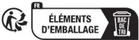 FR ÉLÉMENTS D'EMBALLAGE BAC DE TRI