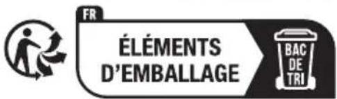 FR ÉLÉMENTS D'EMBALLAGE BAC DE TRI