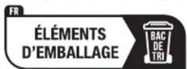 FR ÉLÉMENTS D'EMBALLAGE BAC DE TRI