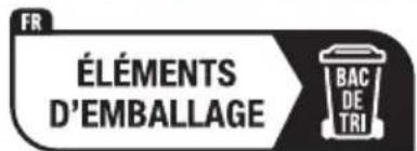 FR ÉLÉMENTS D'EMBALLAGE BAC DE TRI