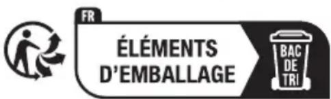FR ÉLÉMENTS D'EMBALLAGE BAC DE TRI