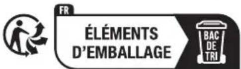 FR ÉLÉMENTS D'EMBALLAGE BAC DE TRI