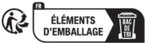 FR ÉLÉMENTS D'EMBALLAGE BAC DE TRI