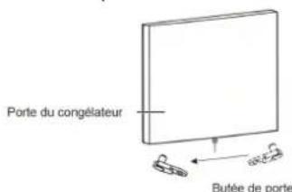 Porte du congélateur Butée de porte