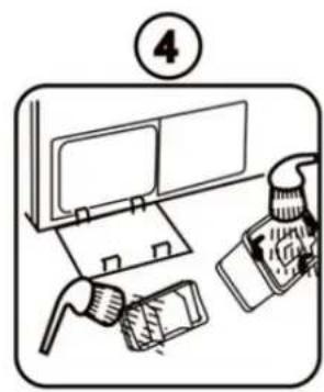 ASPES ASB803ED - Nettoyer le filtre inférieur - 4