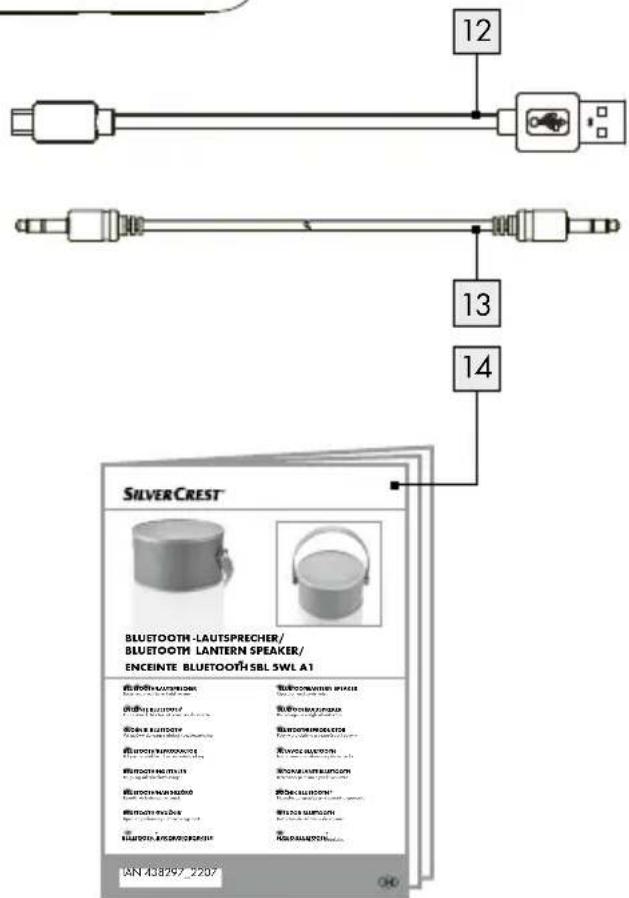 SILVERCREST SBL 5WL A1 - BLUETOOTH®-LAUTSPRECHER - 1