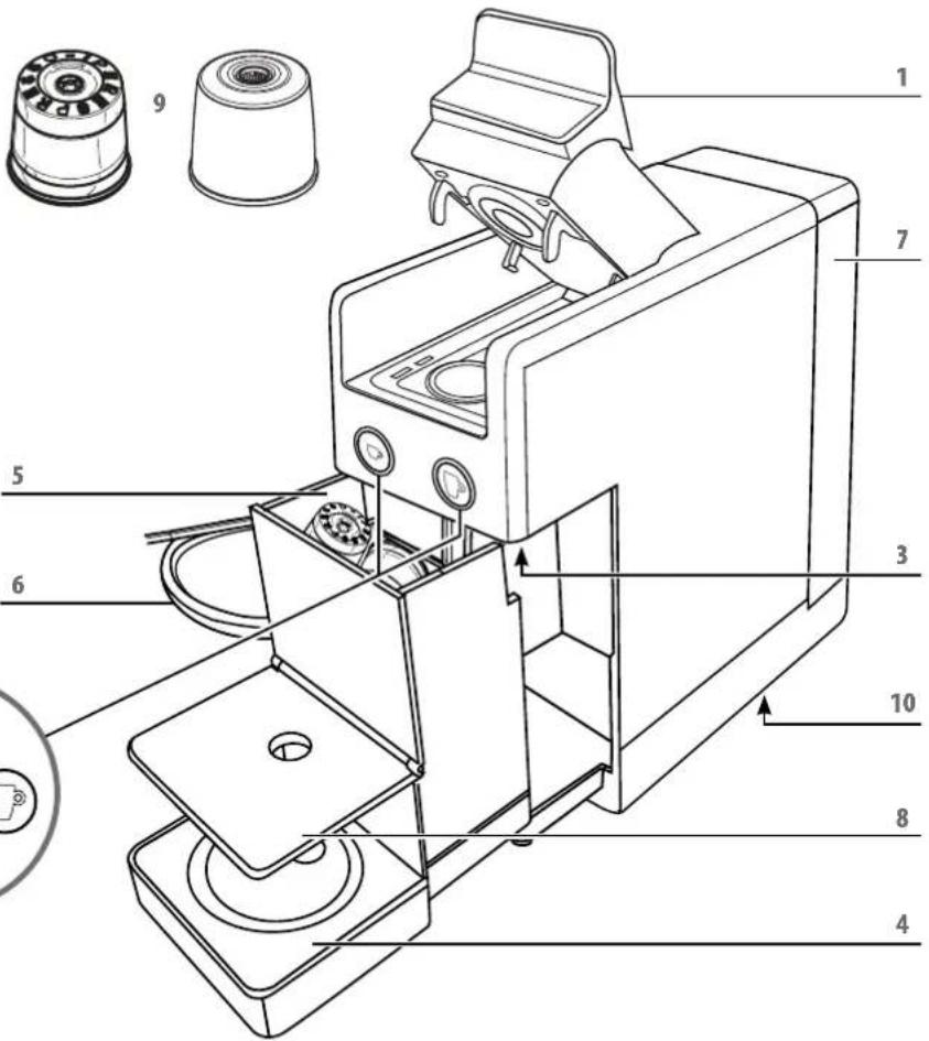 ILLY Y3.3 Iperespresso - NOTIFICATIONS - ÉTAT - MACHINE - 2
