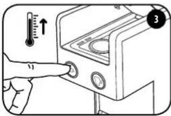 ILLY Y3.3 Iperespresso - PROGRAMAÇÃO DA TEMPERATURA - 3