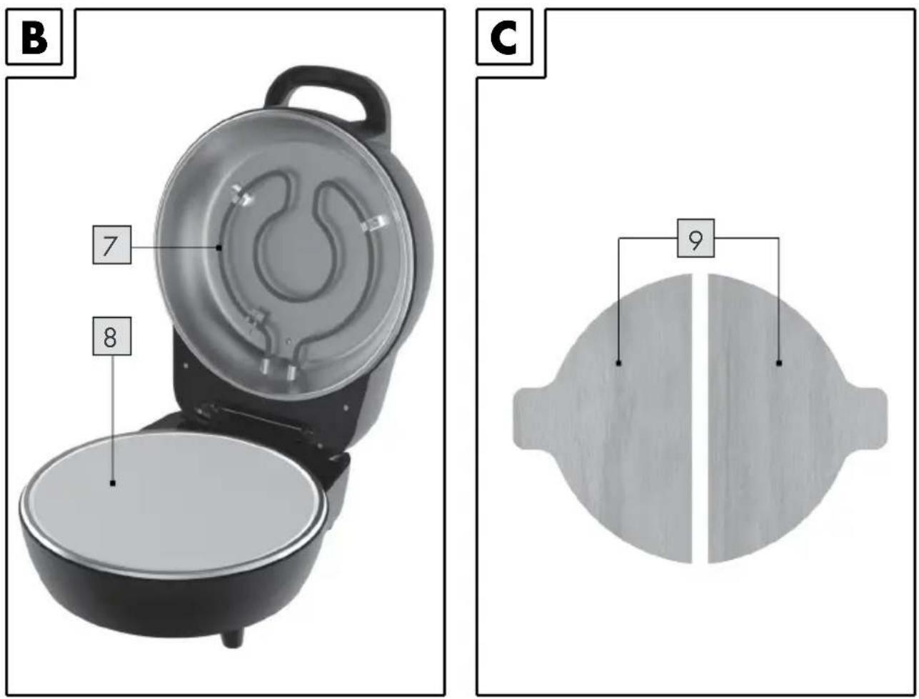 SILVERCREST SPOH 1200 B1 - HORNO DE ALTA TEMPERATURA PARA PIZZA - 2