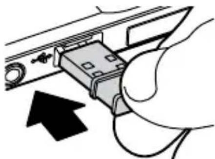 TRONIC TFM 4 C3 - □ De USB-dongle aansluiten 9 : - 1