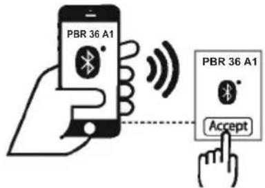 PARKSIDE PBR 36 A1 - Conectar a un dispositivo de reproducción a través de Bluetooth - 2