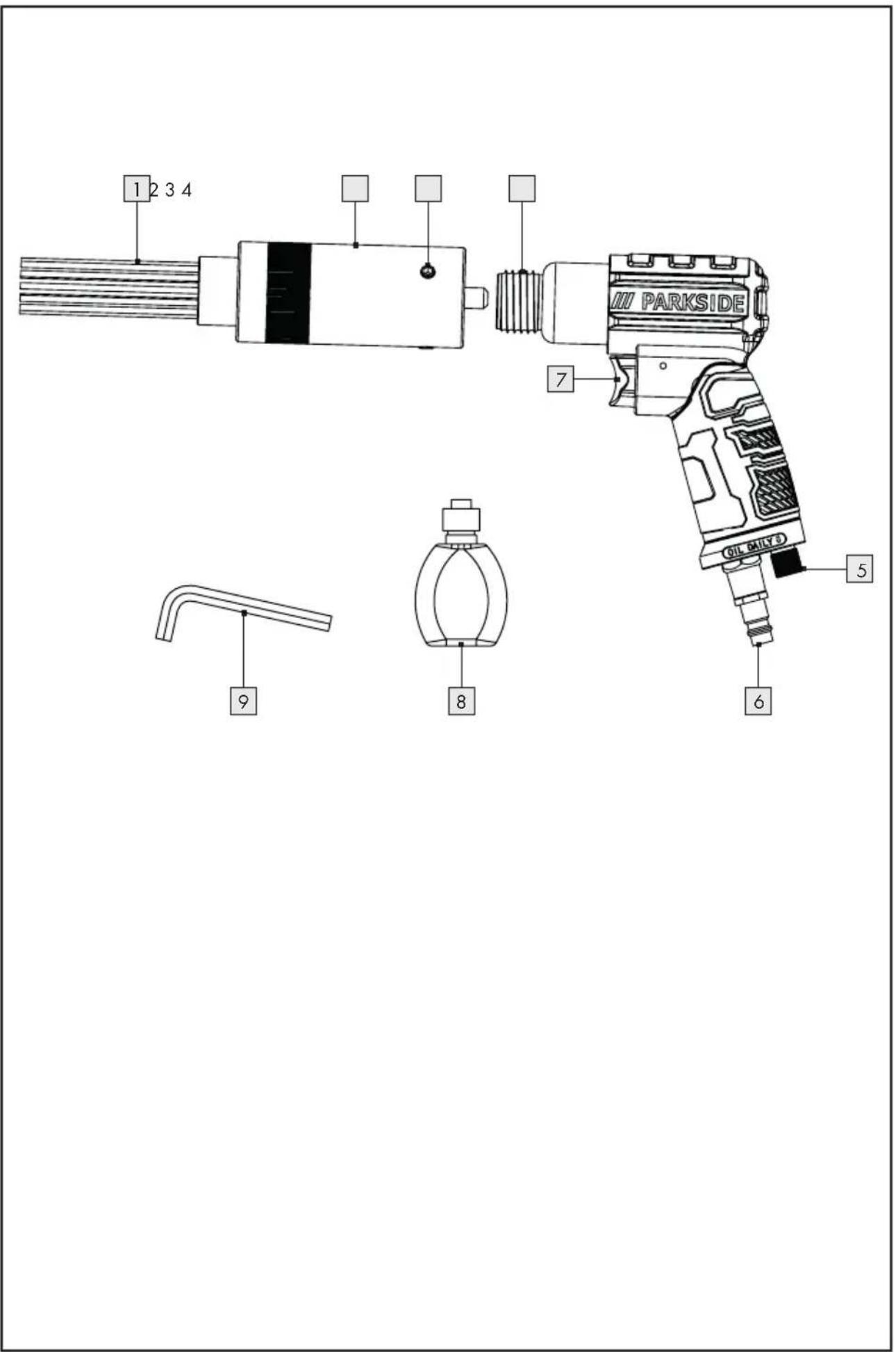 PARKSIDE PDNB 6.3 C3 - DRUCKLUFT-NADELENTROSTER - 1