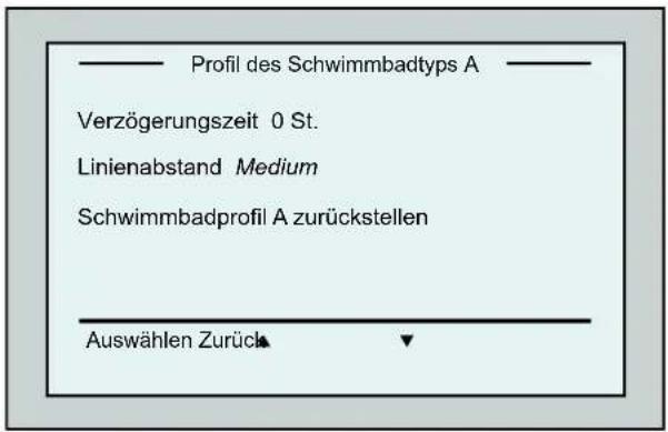 DOLPHIN Wave 300 XL - Manuelle Konfiguration der Schwimmbad-Profile - 5