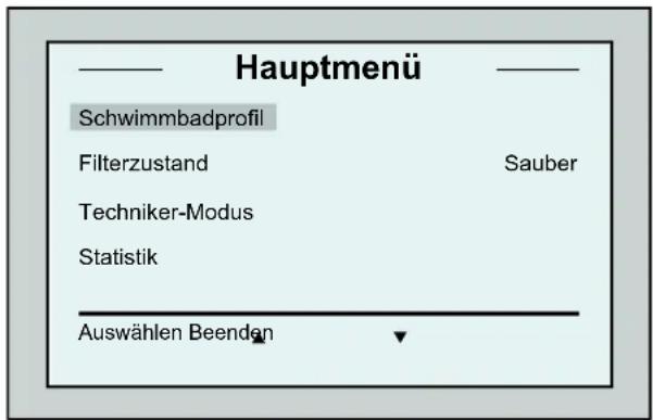 DOLPHIN Wave 300 XL - Einstellung der Roboter-Parameter: - 1