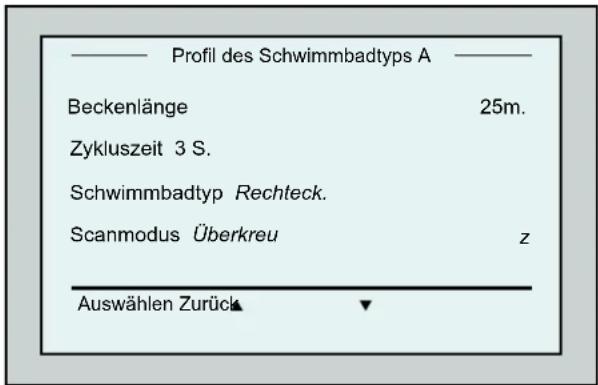 DOLPHIN Wave 300 XL - Manuelle Konfiguration der Schwimmbad-Profile - 3