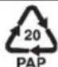 SILVERCREST SSMA 12 A1 - Symbol Materiale Indeholdt i følgende emballagedele til dette produkt - 2