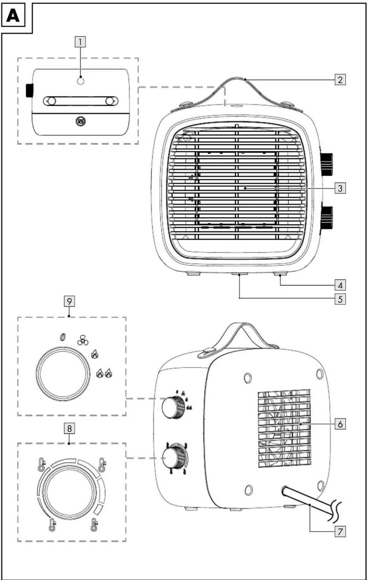 TRONIC SKHL 1200 B1 - KERAMICKÉ TOPENÍS VENTILÁTOREM - 1
