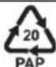 SILVERCREST SHMA 12 A1 - Symbol Materiale Indeholdt i ffolgende emballagedele til dette Produkt - 2