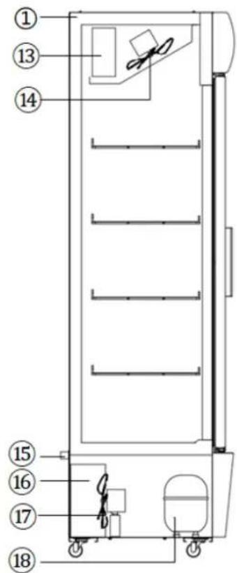ASPES ARH2101E - VITRINA VERTICAL - 2